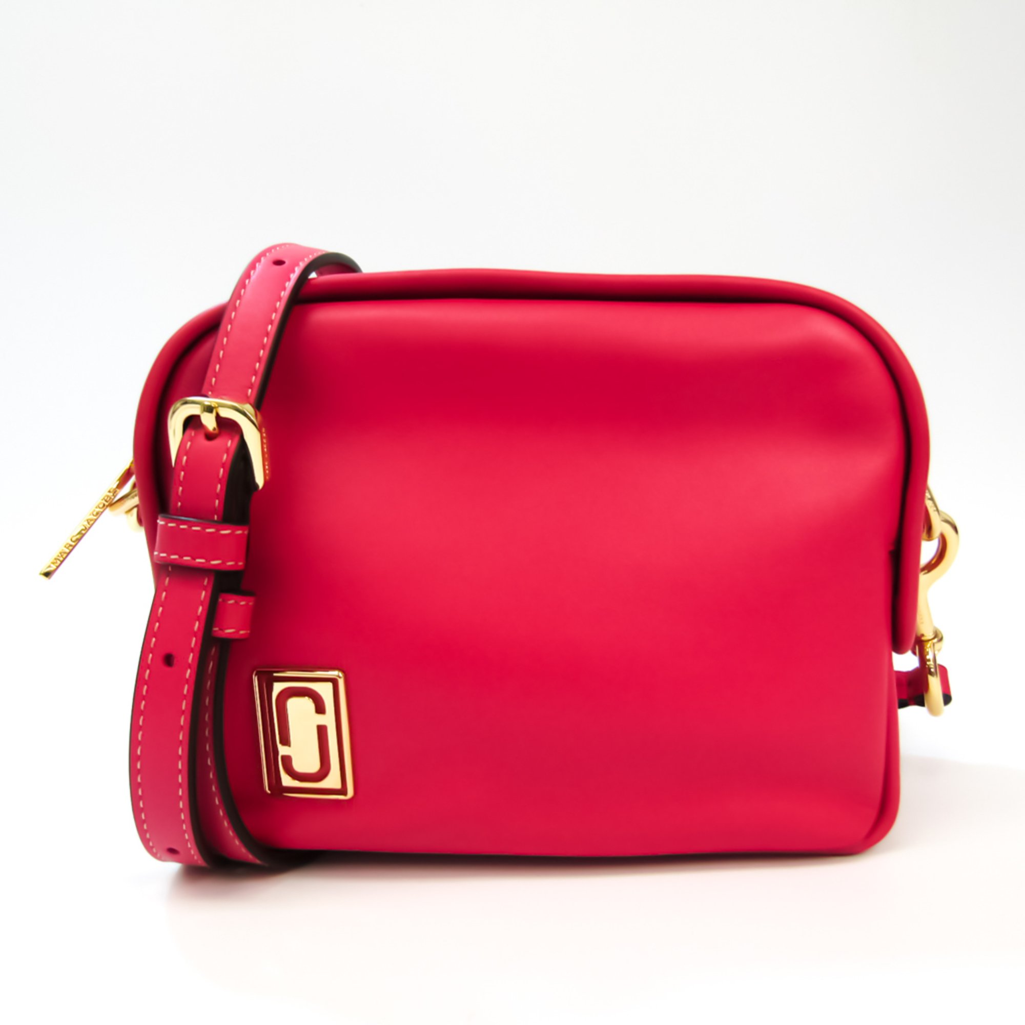 Marc Jacobs The Mini Squeeze M0013620 575 Women's Leather Shoulder Bag Pink